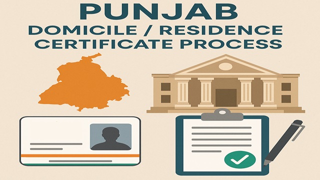 Punjab Residence Certificate Apply Process