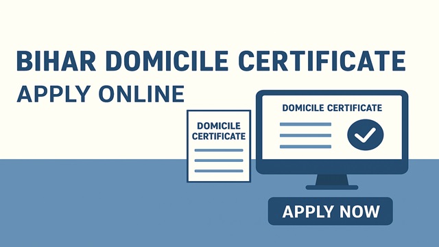 Bihar Domicile Certificate Apply Online