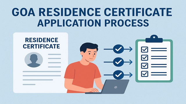 Goa Residence Certificate Application Process