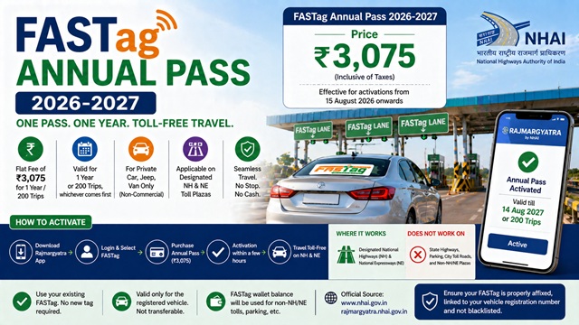 FASTag Annual Pass India