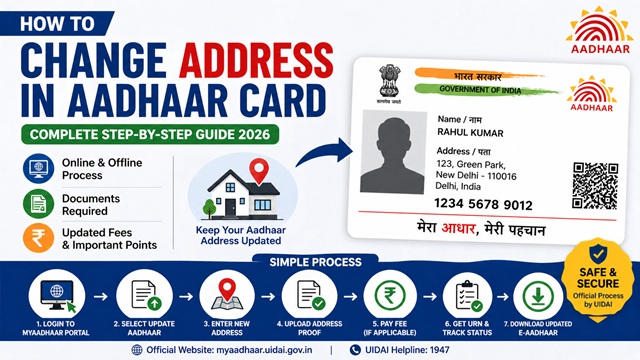  How to Change Address in Aadhaar Card