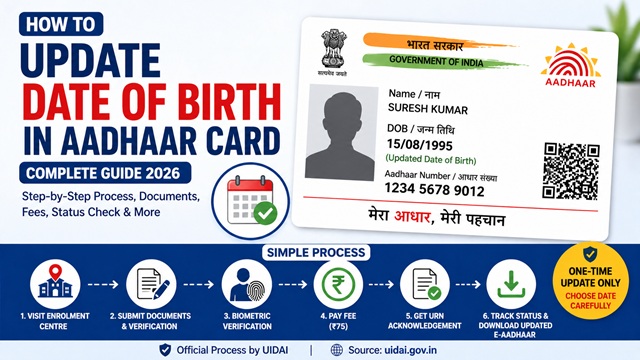  How to Change DOB in Aadhaar Card