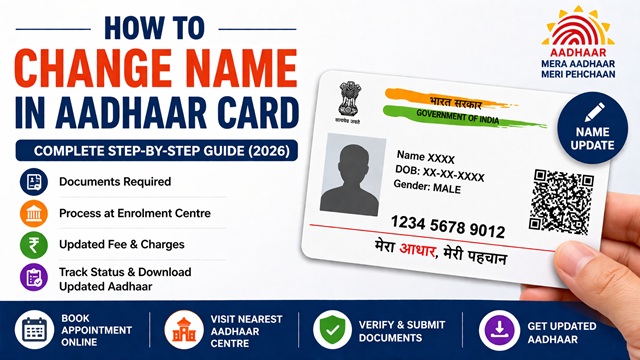  How to Change Name in Aadhaar Card