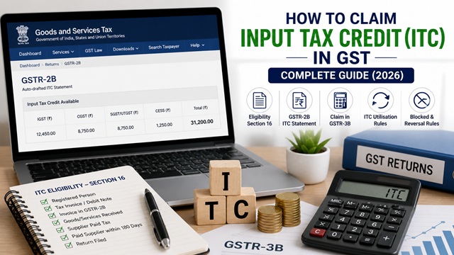  How to Claim Input Tax Credit in GST