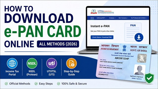 How to Download e-PAN Online