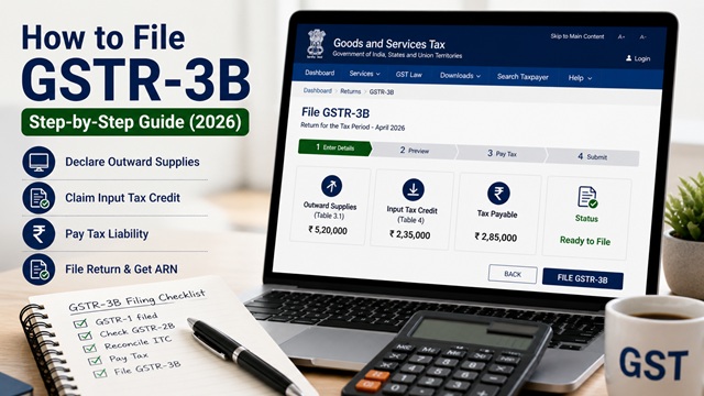 How to File GSTR-3B Online