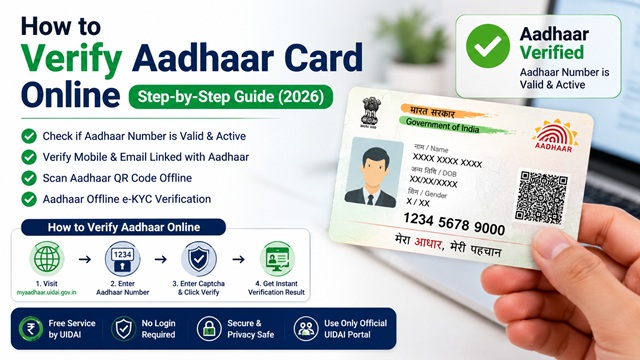  How to Verify Aadhaar Card